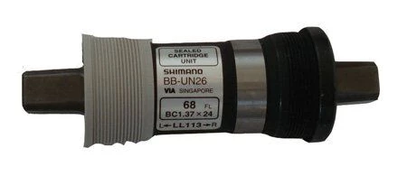 Каретка Shimano BB-UN26 BSA 68x113мм, 1.37Х24, без болтов, BBUN26B13X
