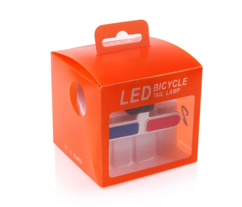Фонарь габаритный задний (Police) BC-TL5454 красно-синий LED, USB, LTSS-026