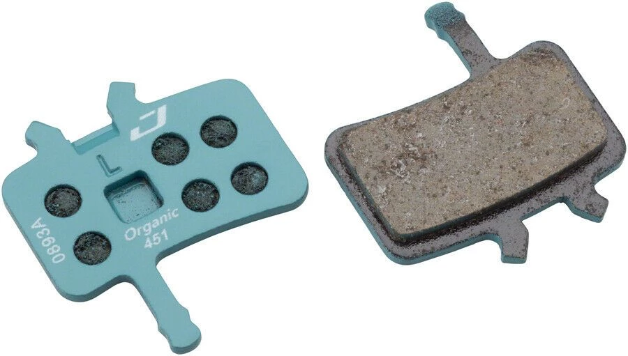 Колодки тормозные диск JAGWIRE Organic Sport Disc DCA764 (2 шт) - Avid® BB7, All Juicy Models Blue, BRS-06-75