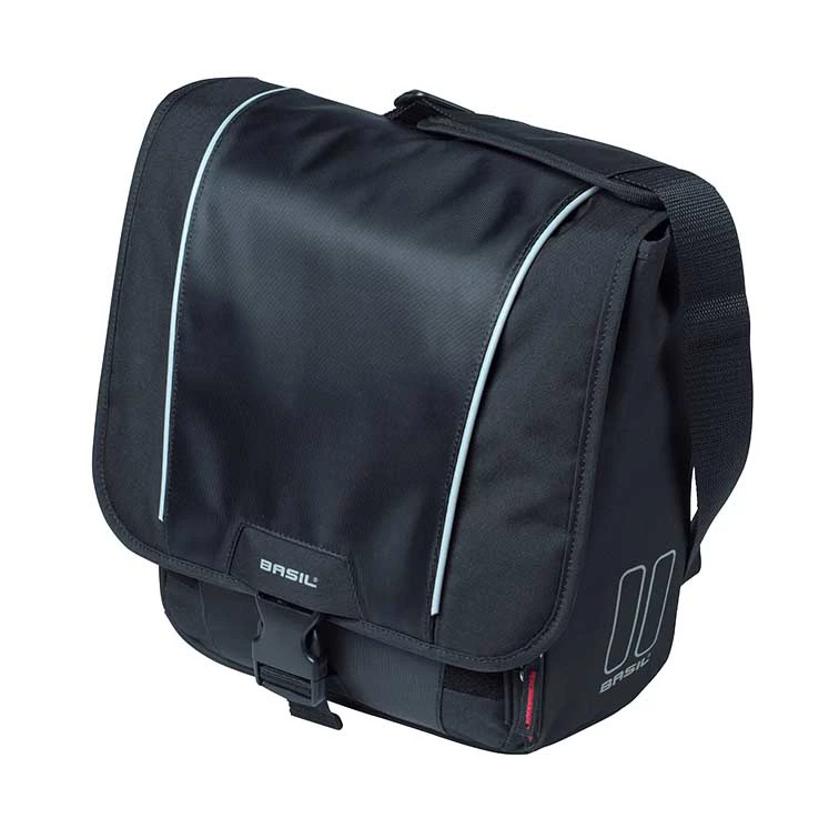 Сумка Basil SPORT DESIGN-FRONT 8 л., ремень на плечо, светоотражатели, черн., ВІВ-07-25