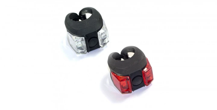 Мигалки NEKO NKL-267 перед. + зад. 3 режима по 2 диода, NKL-267