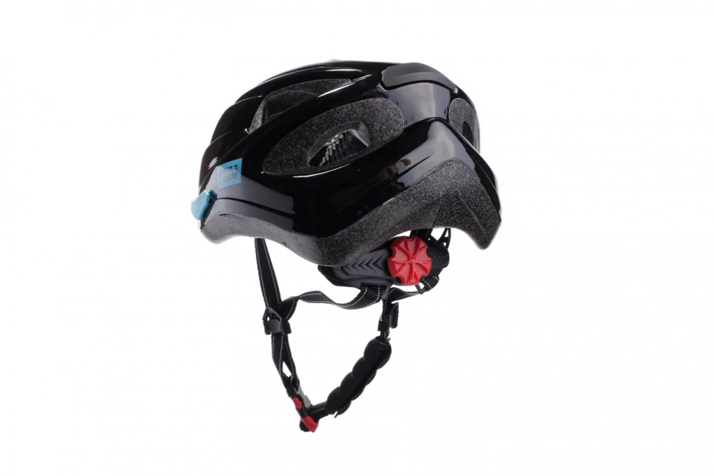Шлем детский Green Cycle ROWDY размер 50-56см черный лак HEL-39-61