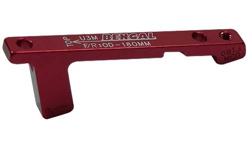 Адаптер Bengal торм. калипера передний 180mm IS оранжевый,  ADP-02-10