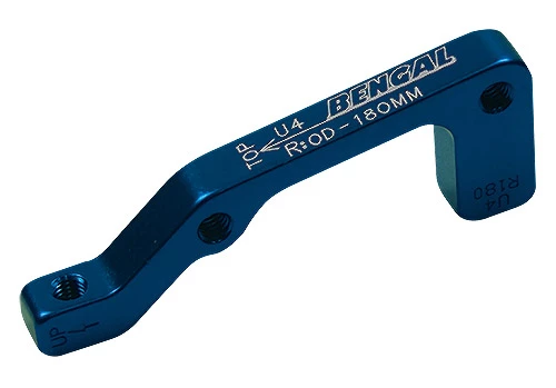 Адаптер Bengal торм. калипера задний 180mm IS синий,  ADP-02-13
