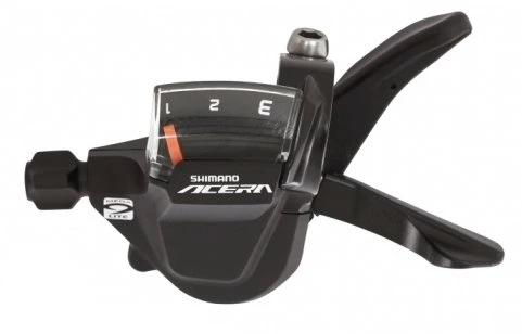Шифтер Shimano SL-M3000 ACERA, 3-скор, левый, трос, SLM3000LB