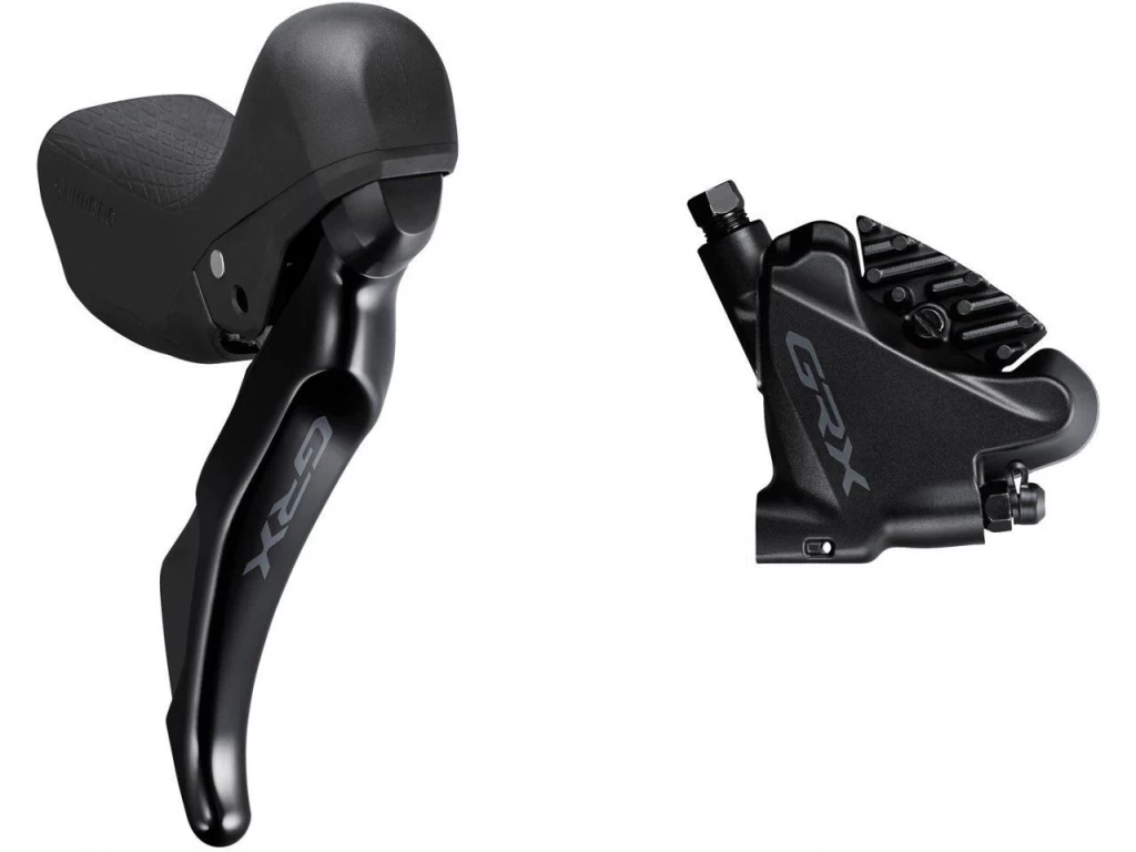 Тормоз гидравлический дисковый SHIMANO GRX RX400 заднее 10-скоростей (правая торм.ручка/Шифтер ST-RX400, калипер, гидролиния 1700мм), RX400DRRDSC170A