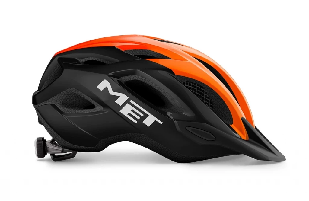 Шлем MET Crossover CE Black Orange | Glossy