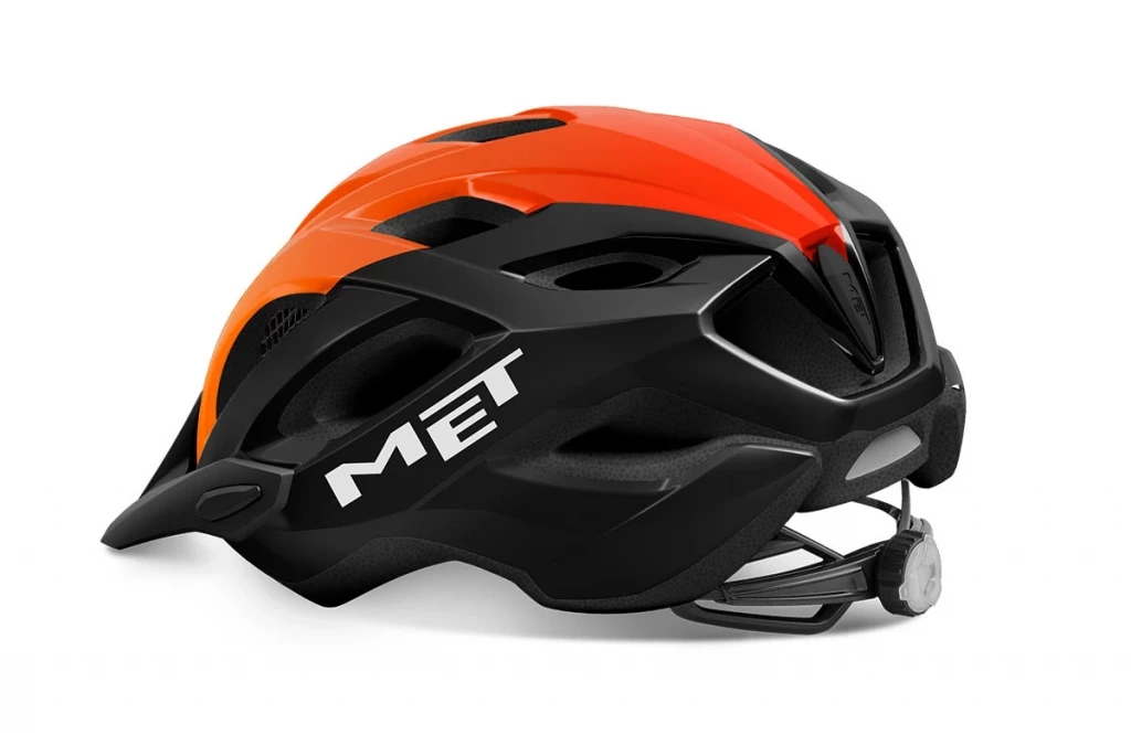 Шлем MET Crossover CE Black Orange | Glossy