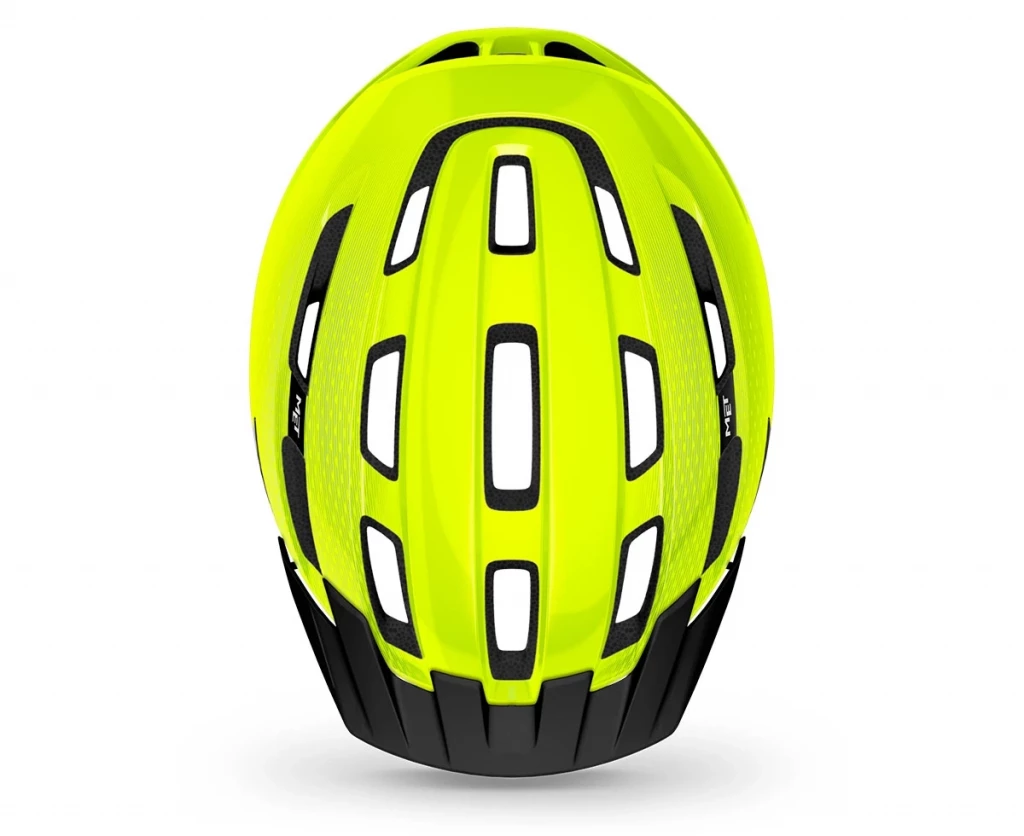 Шлем MET Downtown CE Fluo Yellow | Glossy