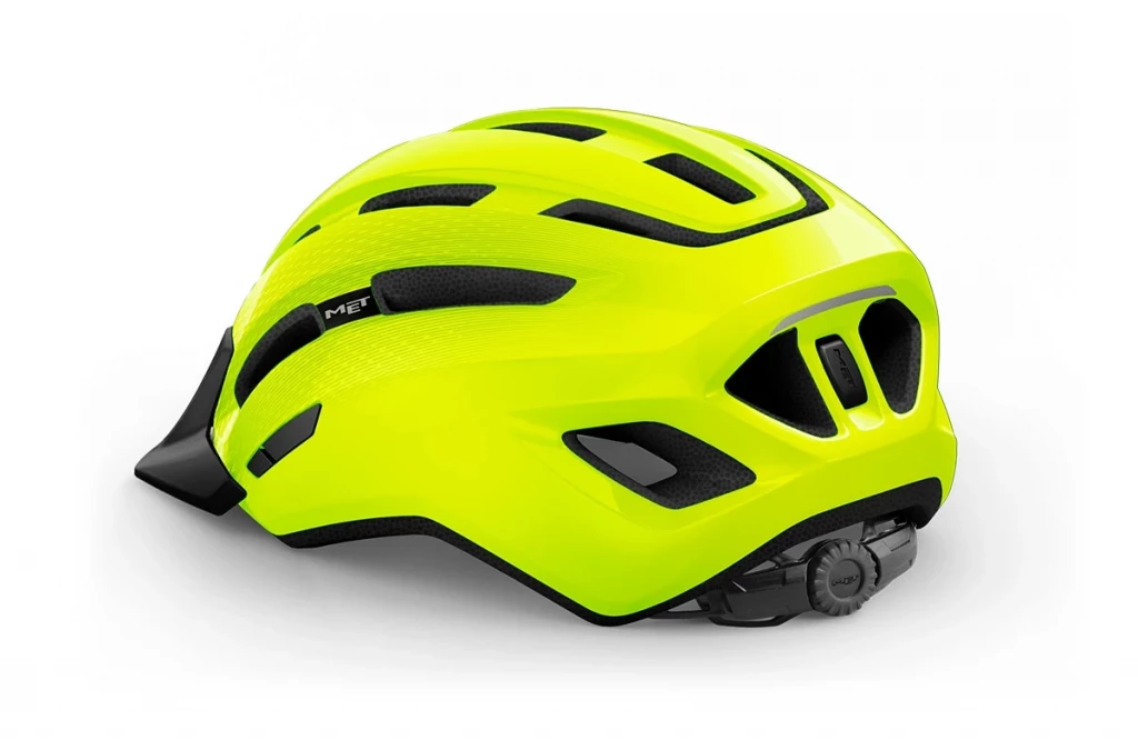 Шлем MET Downtown CE Fluo Yellow | Glossy