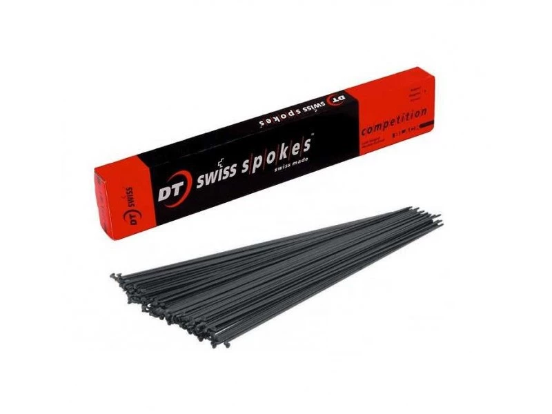 Спицы изогнутые DT SWISS champion Standart 2.0mm, черн.