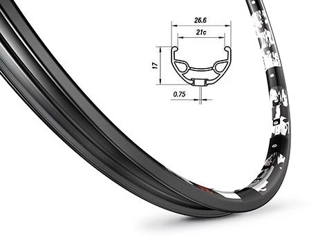 Обод Mach1 KARMA DISC 27,5" 32 отв. для диск. торм, черный, AV, 490g