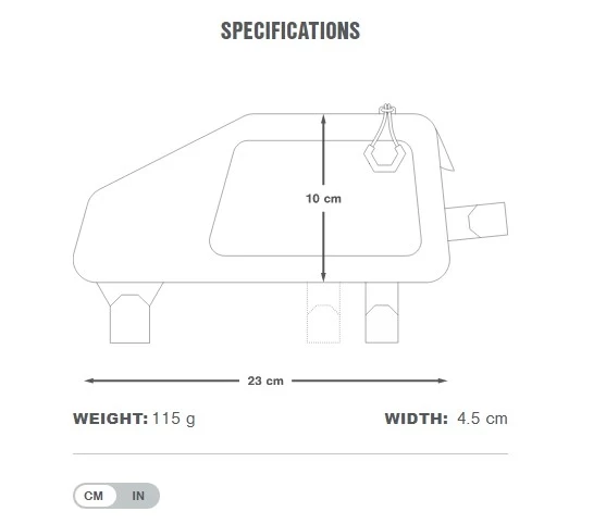Сумка APIDURA Backcountry Top Tube Pack MTB