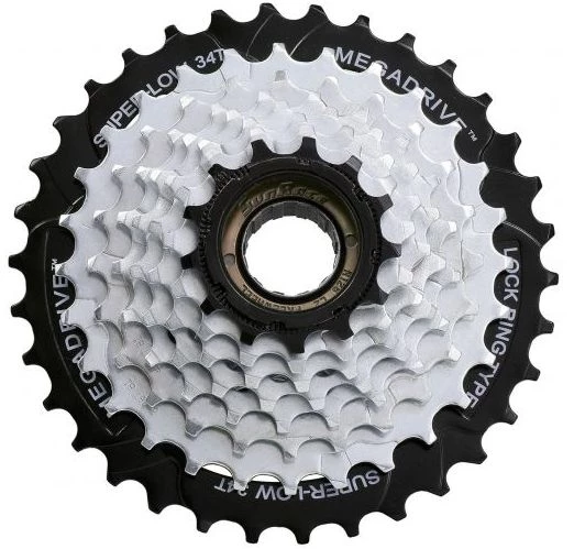 Трещітка інд. SUN RACE M56 8S, 13-34T, Zinc+Black, FRW-16-25