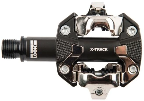 Педаль Look X-TRACK алюминий, ось chromoly 9/16", тёмно-серая, PED-83-46