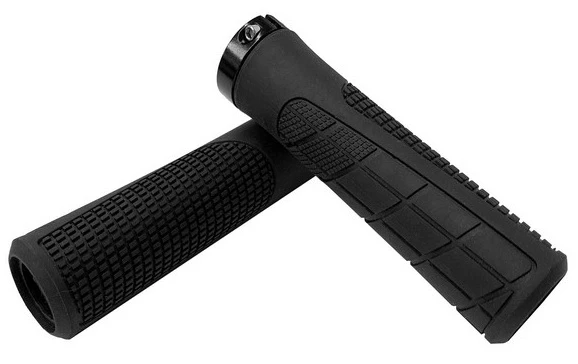 Грипсы Green Cycle GGR-418 130mm черные с одним черным замком
