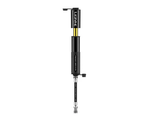 Насос ручний  Lezyne Pocket Drive HV, 160 PSI/11 Bar, чорний Y14, 4710582540318