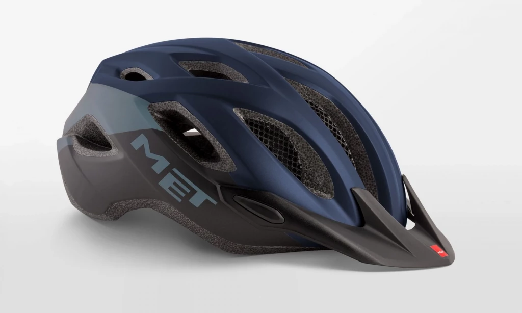 Шлем MET Crossover Blue Black | Matt