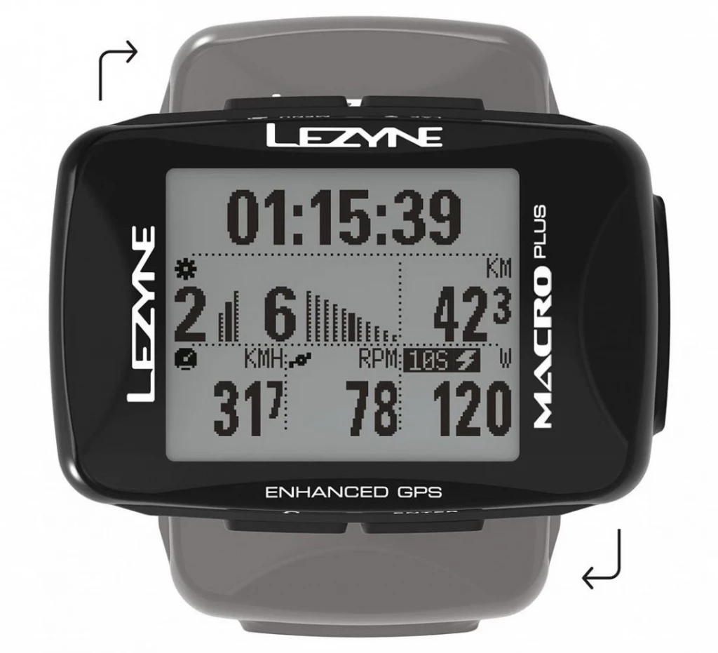 Велокомп'ютер Lezyne  Macro Plus GPS чорний Y13 (4712806 002770)