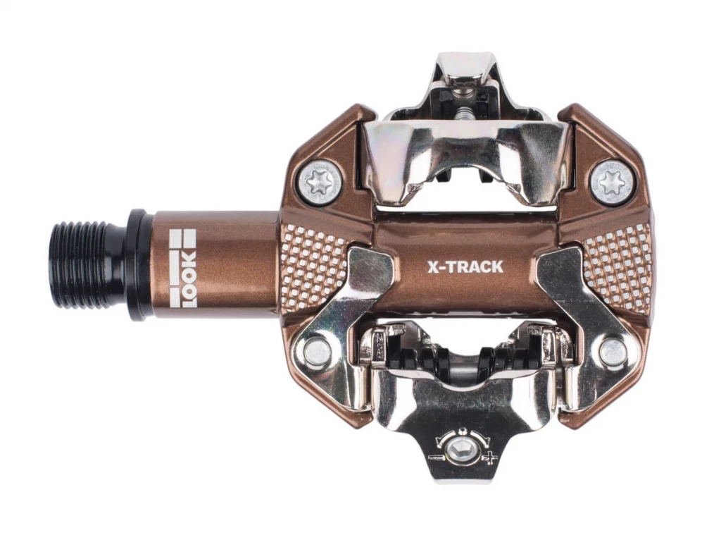 Педаль Look X-TRACK алюминий, ось chromoly 9/16", бронзовая, PED-26-04