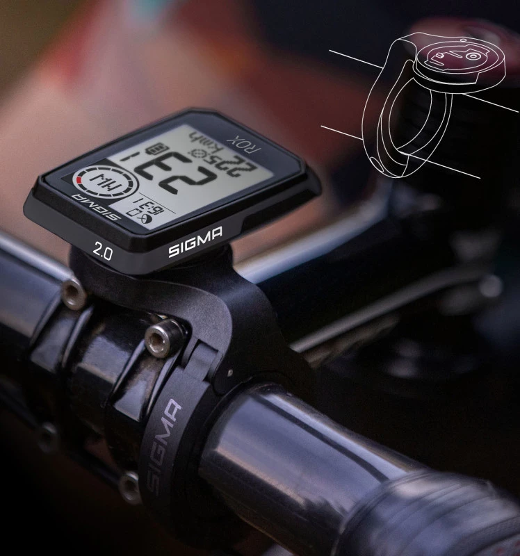 Велокомп'ютер Sigma Sport ROX 2.0 Top Mount Black, SD01052