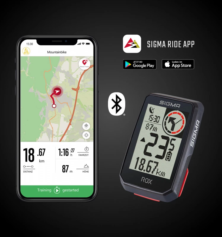 Велокомп'ютер Sigma Sport ROX 2.0 Top Mount Black, SD01052