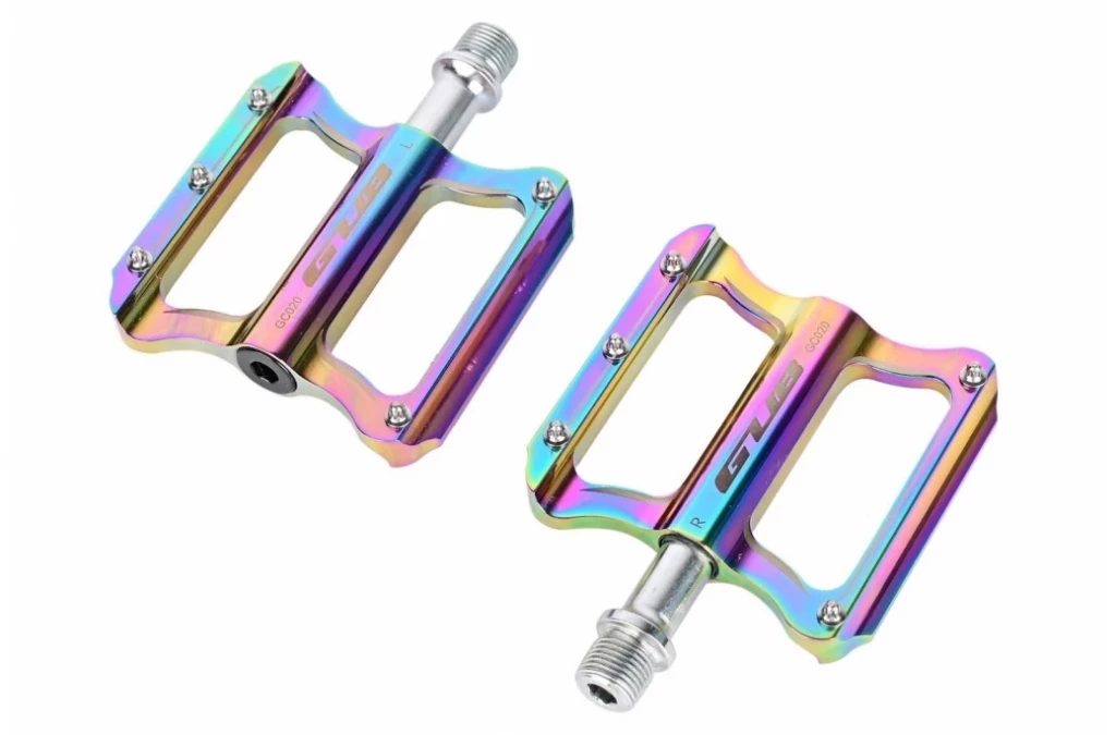 Педаль MTB AL GUB GC020 пром. подшипн. oil slick, PED-147