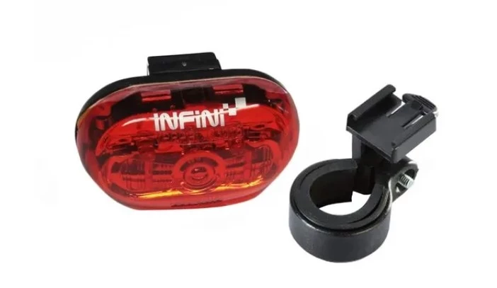 Блималка задня Infini VISTA I-402R, 5 світлодіодів, 4 режими, 2x"AAA", з кріпл., LTS-36-30