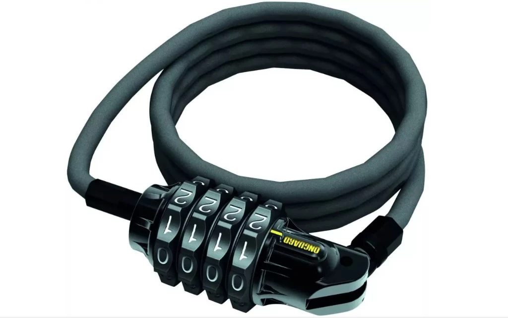 Замок Onguard TERRIER Combo 4 кодовый на 4 цифры, трос 120см х 6мм, LCK-37-07