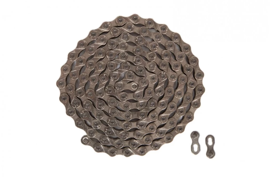 Цепь 8ск. 116зв. silver/silver КМС X8 с замком, CHA-204