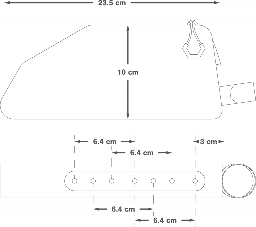 Сумка APIDURA Expedition Bolt-On Top Tube Pack,1L, TWB-0000-000