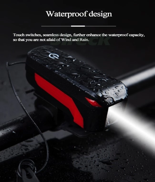 Фонарь пер. BC-FL1552 350лм питание Li-on 2000mAh с эл звонком 120дб USB, LTSS-033