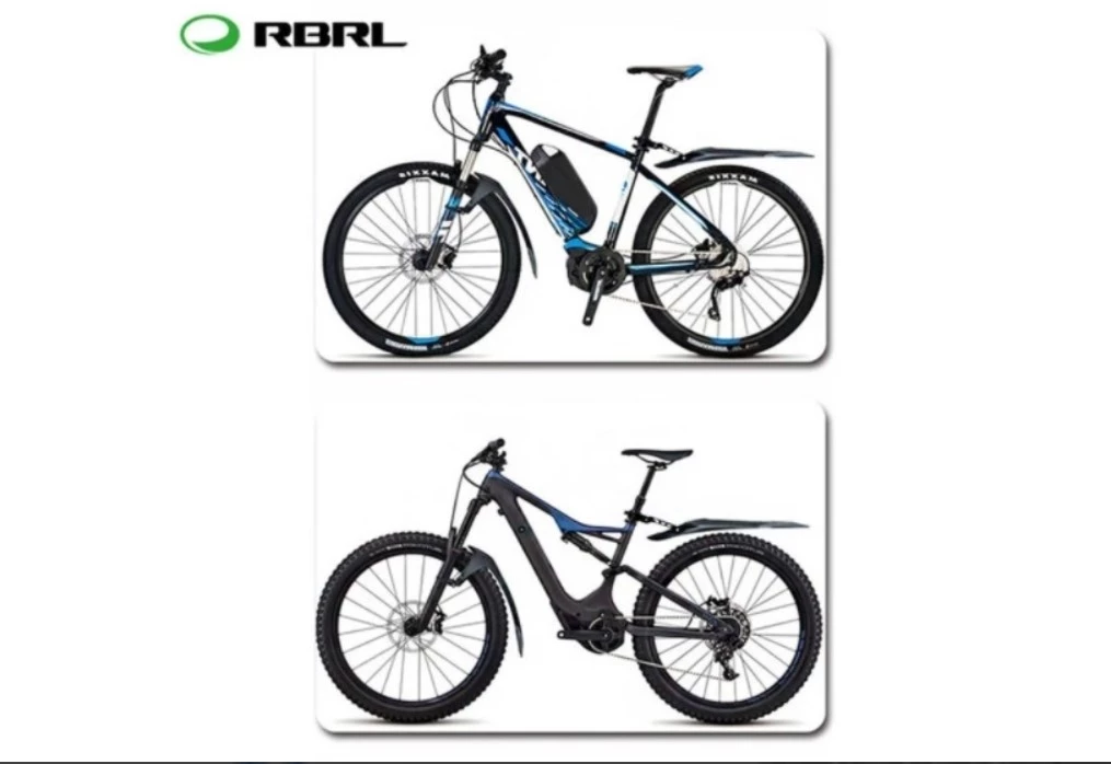 Крила 24-29" RBRL RL-990F/R швидкоз'ємні (кріпл. на штани вилки та підсідел.), MUD-415