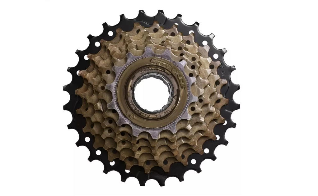Трещітка інд. SUN RACE M2A 7-k 14-28T Brown+Black, FRW-05-13
