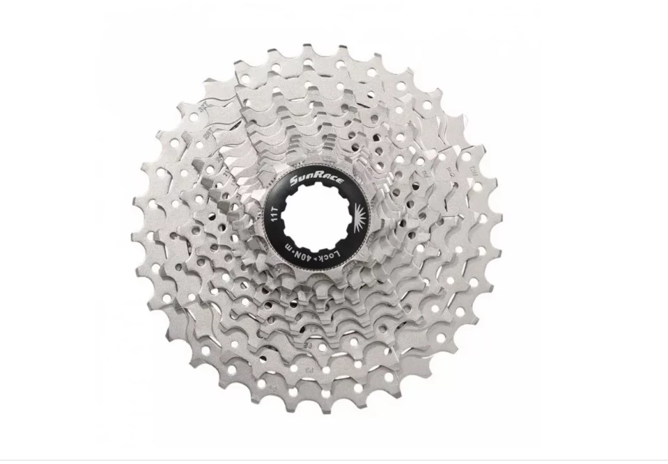Кассета инд. 11-k 11-28T SUN RACE RS3 стальной паук, Metallic Silver, CAS-36-05
