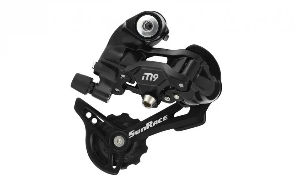 Переключатель задн. SUN RACE M93 8/9-k 1x (11-40T) средняя лапка, DERB-72-34