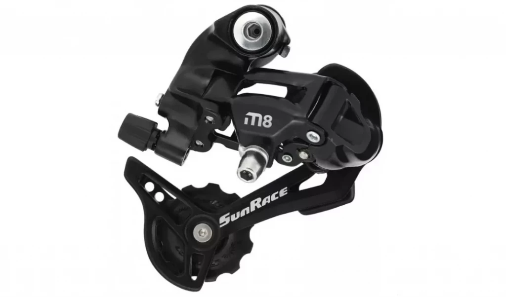 Переключатель задн. SUN RACE M83 8/9-k 1x (11-40T) средняя лапка, DERB-34-67