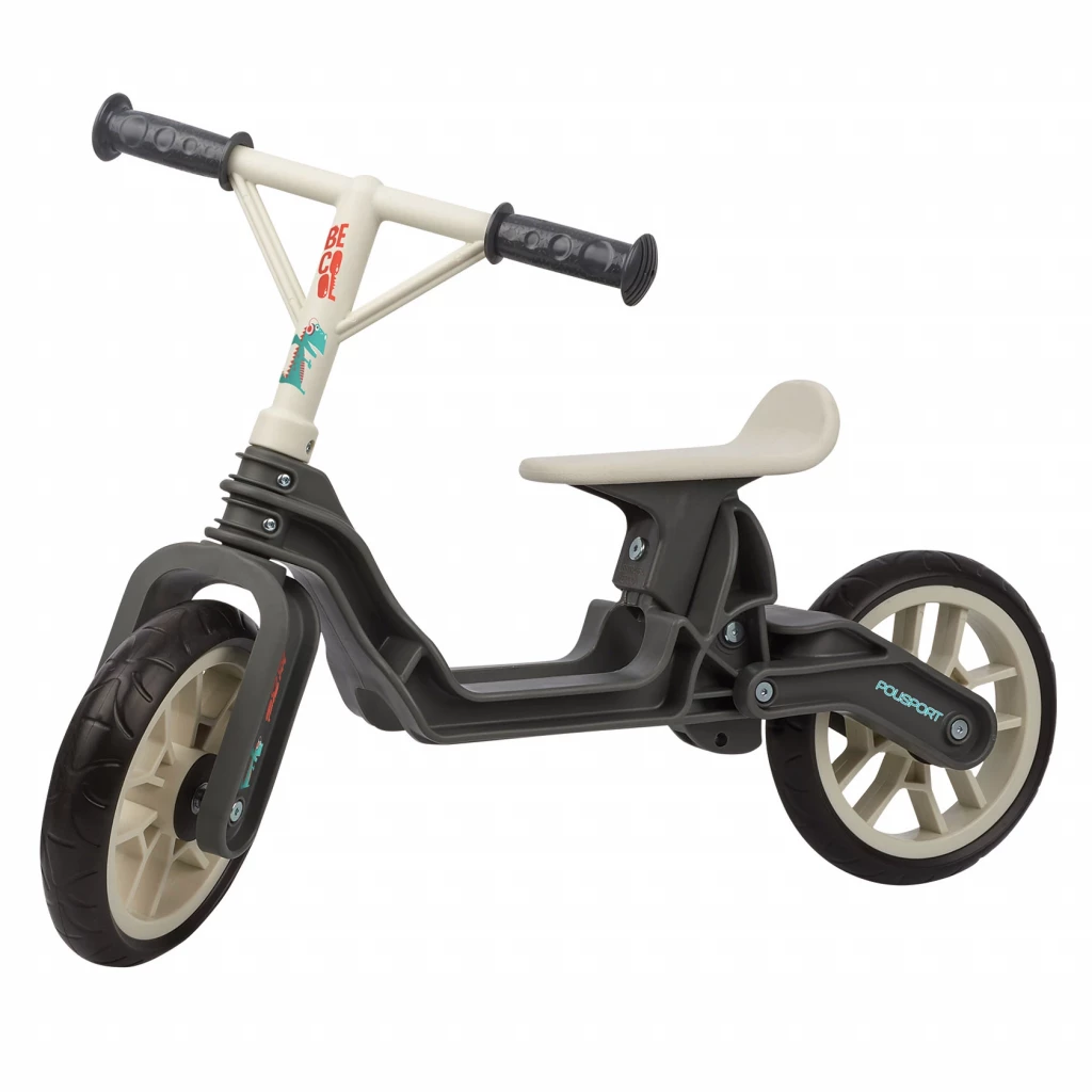 Беговел POLISPORT Balance Bike пластиковый серый/кремовый, 8612000002