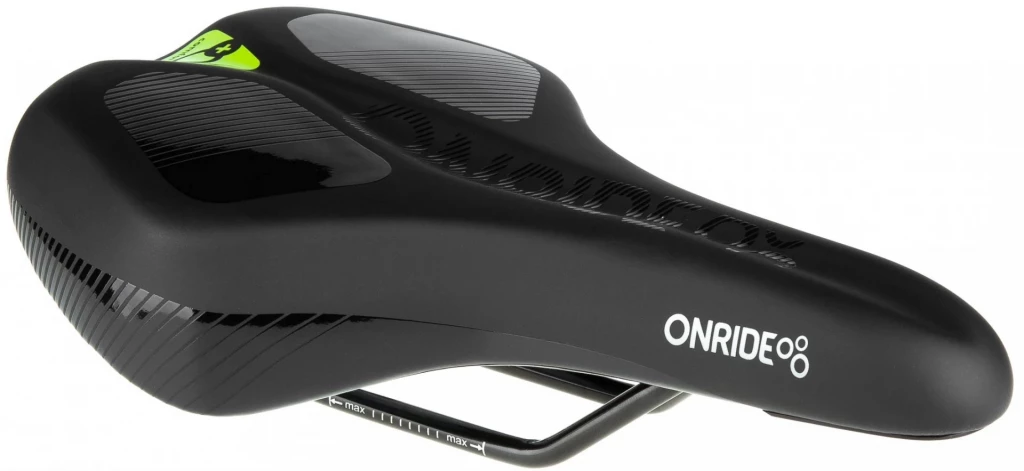 Седло ONRIDE Merlin, Comfort Plus стальные рамки черный, 6936116100015