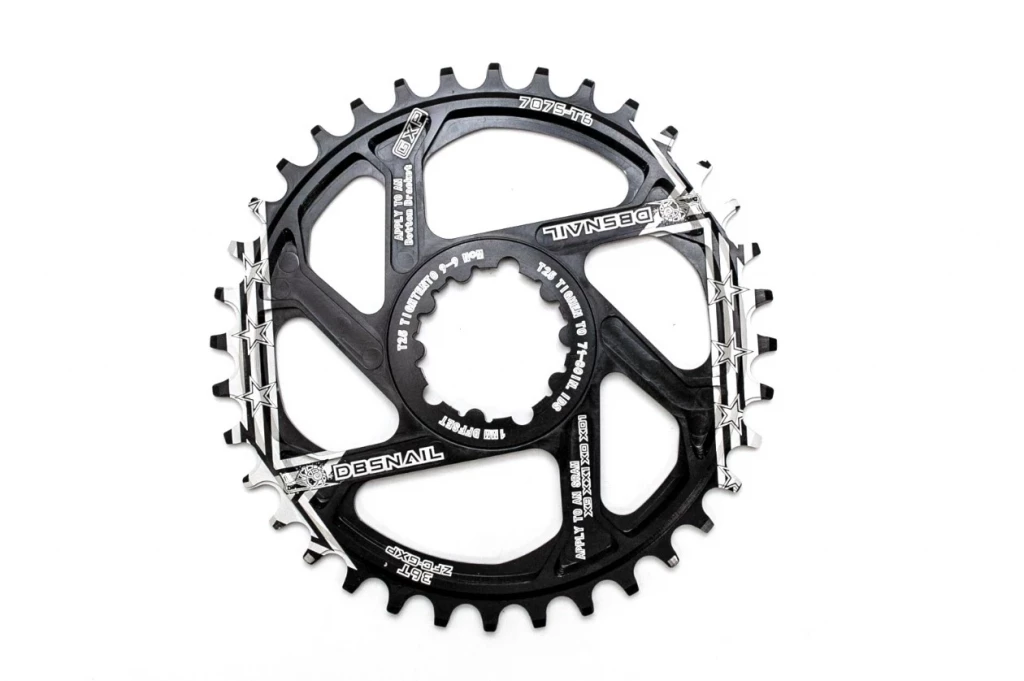 Звезда-неспадайка к шатуну NW AL 38T GXP (SRAM) offset 1mm черн. SNAIL,SPR-064