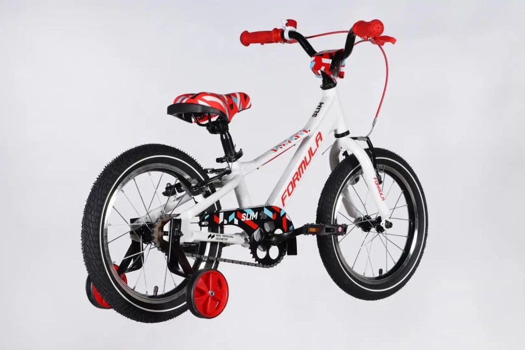 Велосипед 18" Formula Kid SLIM білий з червоним