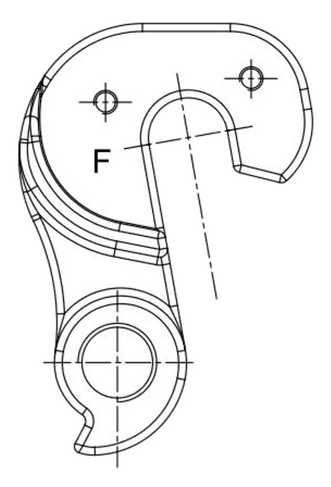Серьга на раму Merida DROPOUT HANGER DH-013F Big Nine(seven), Crossway, Matts, 2311005167