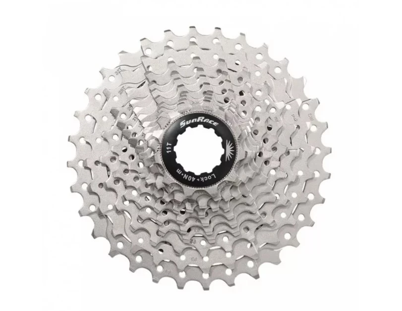 Кассета 11-k 11-28T SUN RACE RS3 стальной паук, Metallic Silver, CAS-36-05