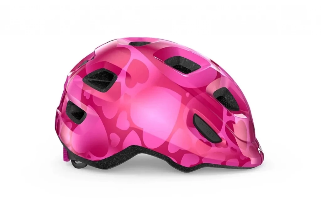 Шолом дитячий MET HOORAY pink hearts glossy, 3HM 144 CE00 XS PH1