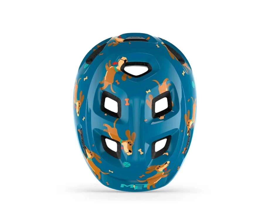 Шолом дитячий MET HOORAY (MIPS) blue teckel glossy