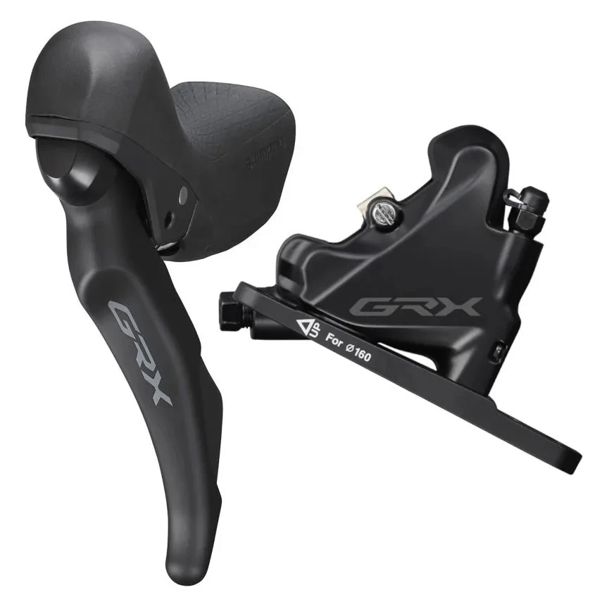 Моноблок левый Shimano ST-RX600-L GRX, Dual Control, 2 ск. + калипер Shimano BR-RX400 (ОЕМ, без упаковки), SHLA-16-23