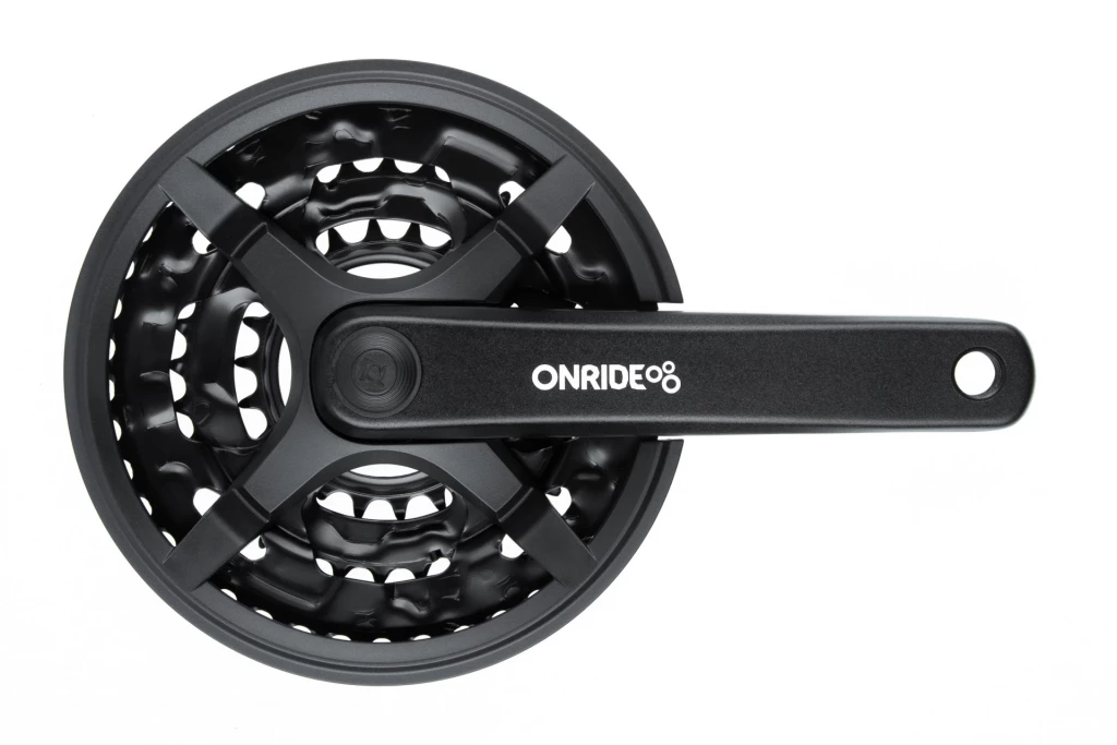 Комплект шатунов ONRIDE Trio 830P, под квадрат, 175 мм, 22-32-42Т, на 8/7/6 ск., черный, 2526116102610