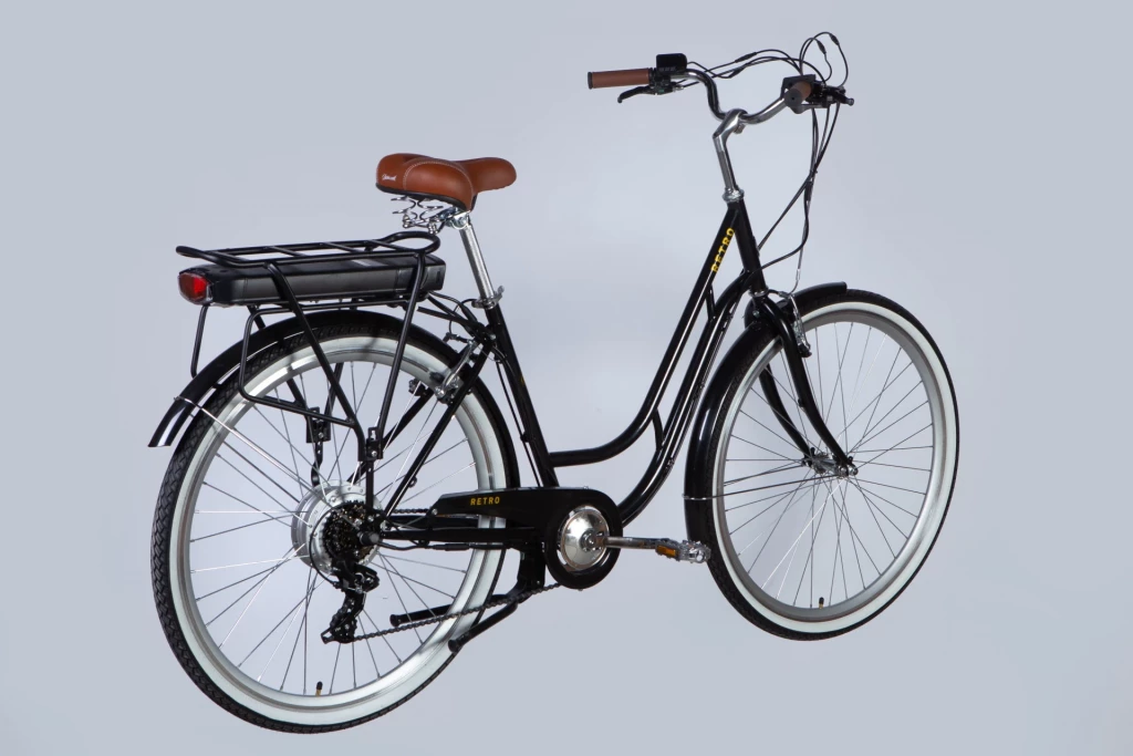 Велосипед с электроприводом 28" ST Dorozhnik eRETRO Vbr FR рама-19" 36В 12.5А*ч 500Вт черный YS 768 2025
