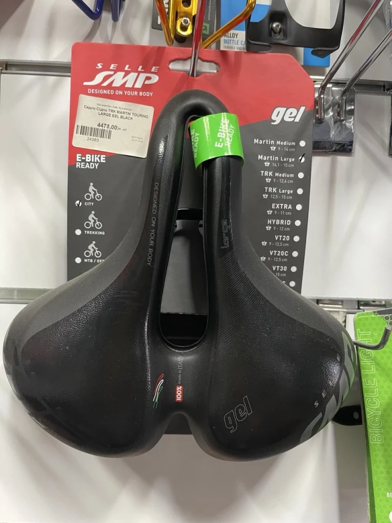 Седло Selle SMP TRK MARTIN TOURING LARGE GEL Черное