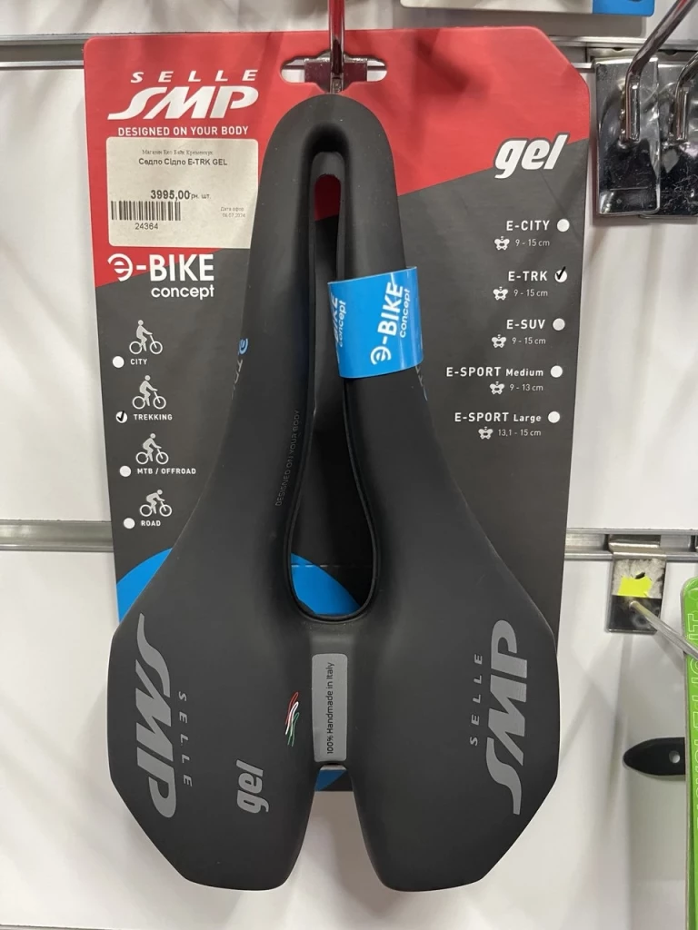 Седло Selle SMP E-TRK GEL черный